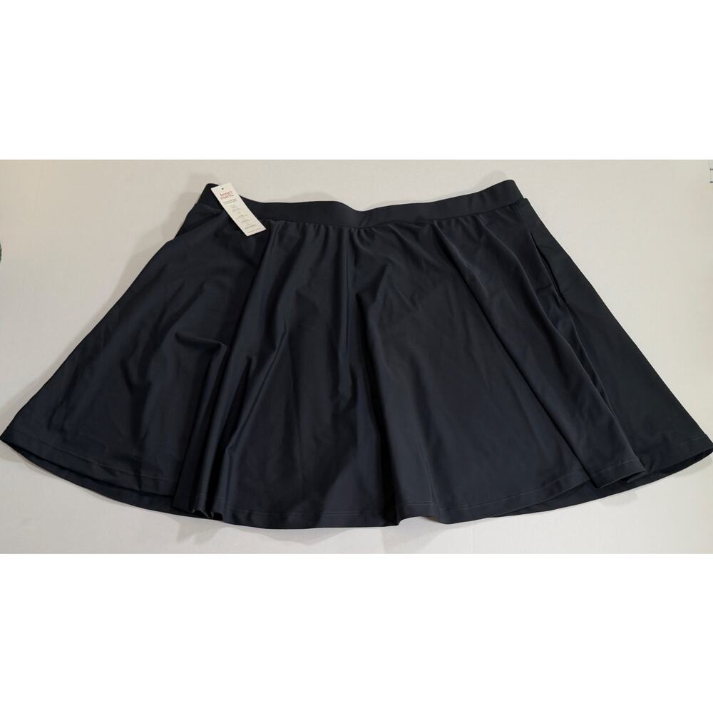 Honey Mark Black Skort Women’s 2XL NWT A-Line Athletic Pull-On Stretch Swim - Picture 11 of 11